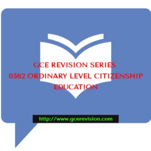 Cameroon GCE o/l June 2017 citizenship education 1
