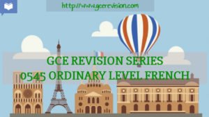 cameroon GCE ordinary level french