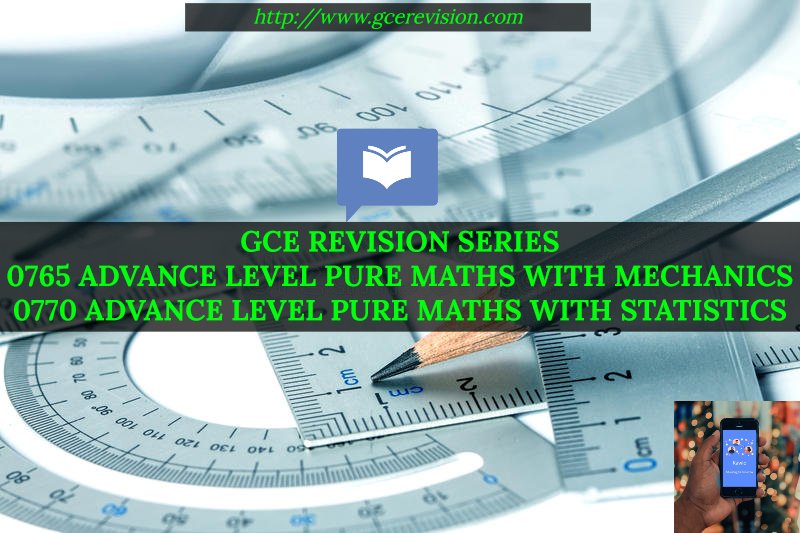 cameroon gce A level June 2024 pure mathematics with mechanics 3 ...