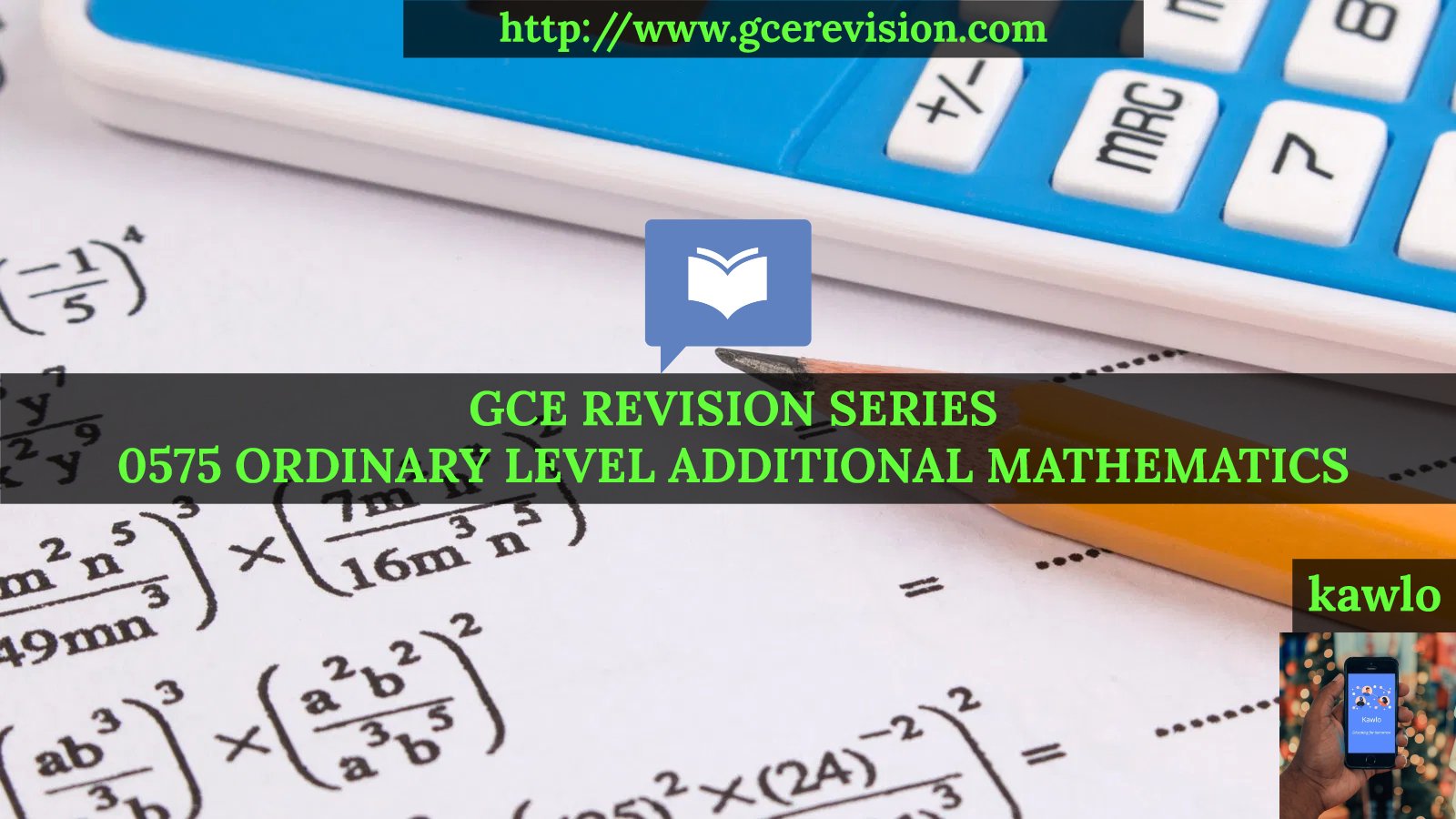 cameroon gce Questions O-level Additional mathematics ...