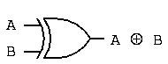 XOR gate symbol