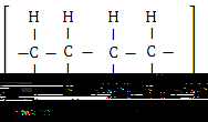 Structural formula of the polystyrene repeat unit